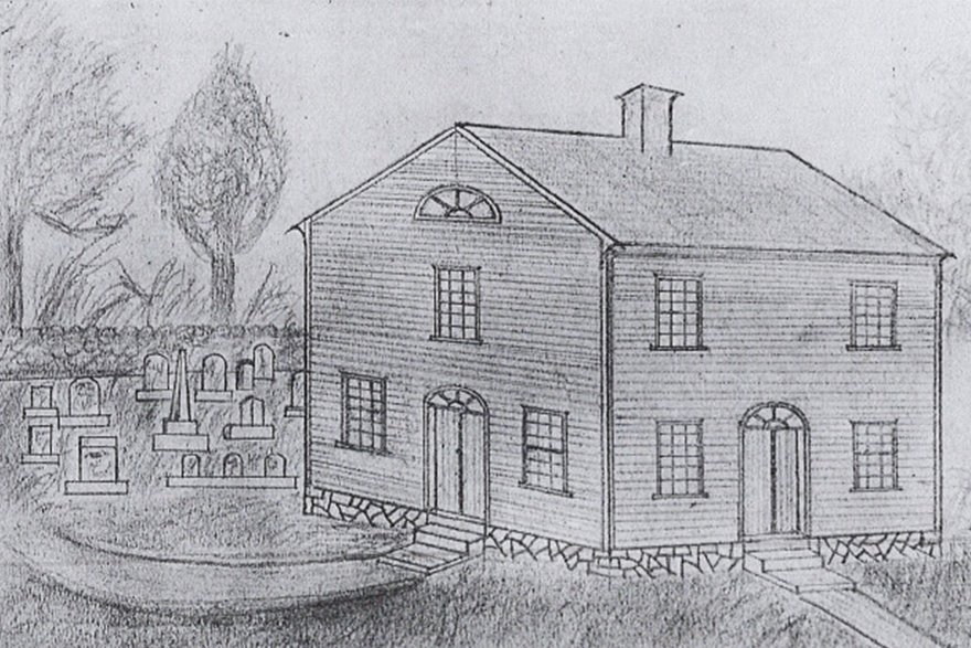 Nevin Moyer crafted this drawing from a description his mother provided of “eine blocke Kirsche.” It was used from 1794-1857.