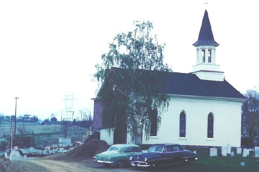 In 1959 the cornerstone was laid for the Education Wing.